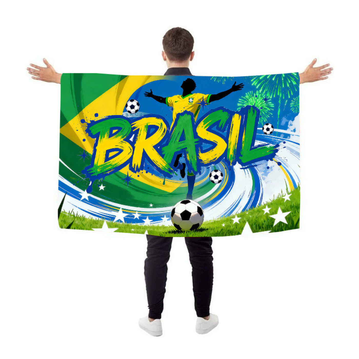 Brazilian Fan Flag