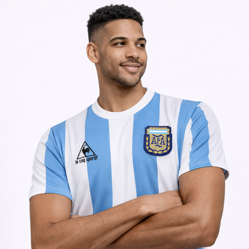 Argentina Home 1986 Jersey Men's