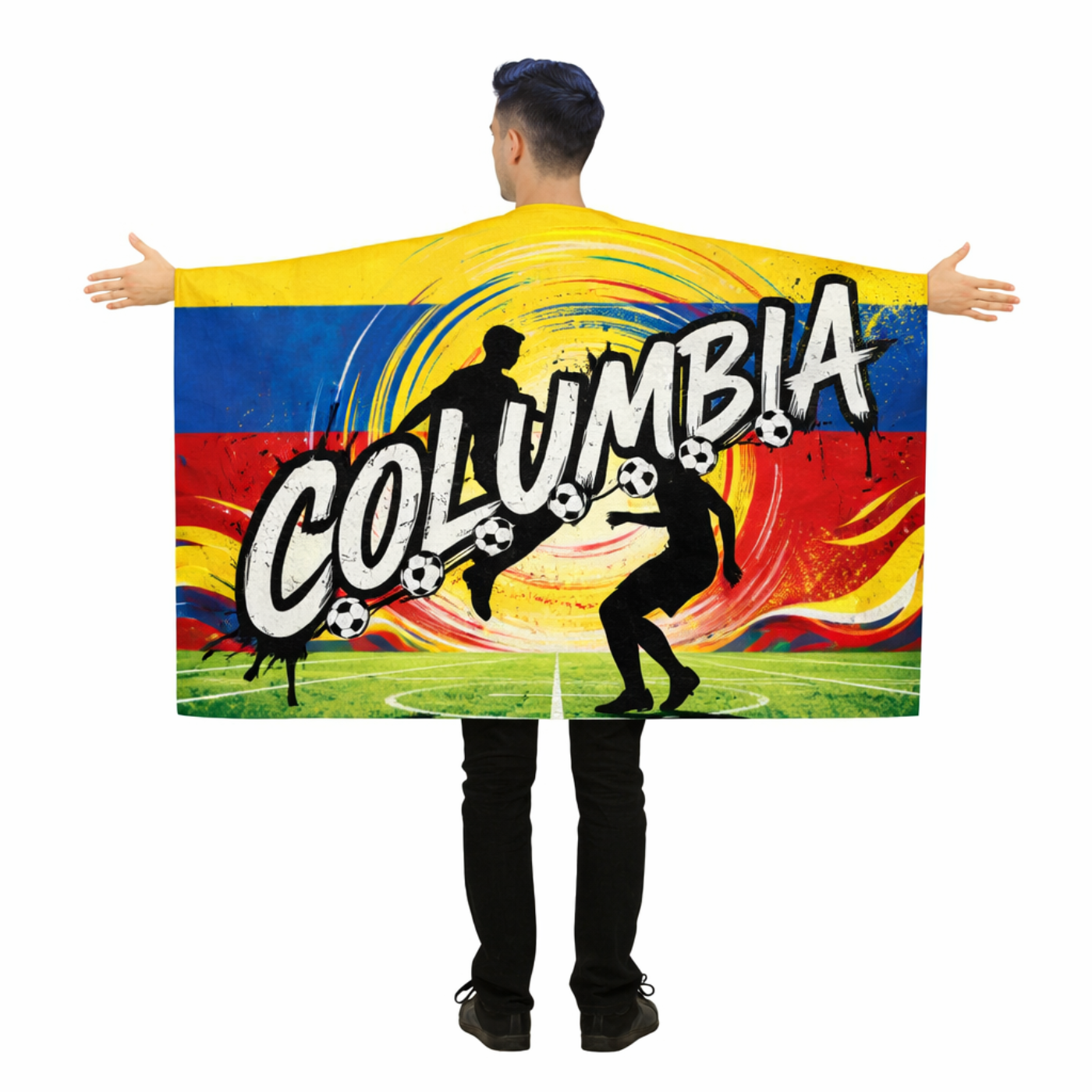 Colombian Fan Flag