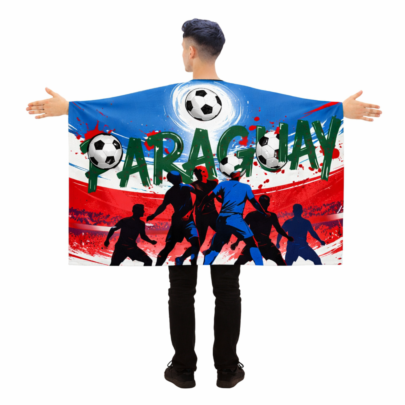 Paraguayan Fan Flag